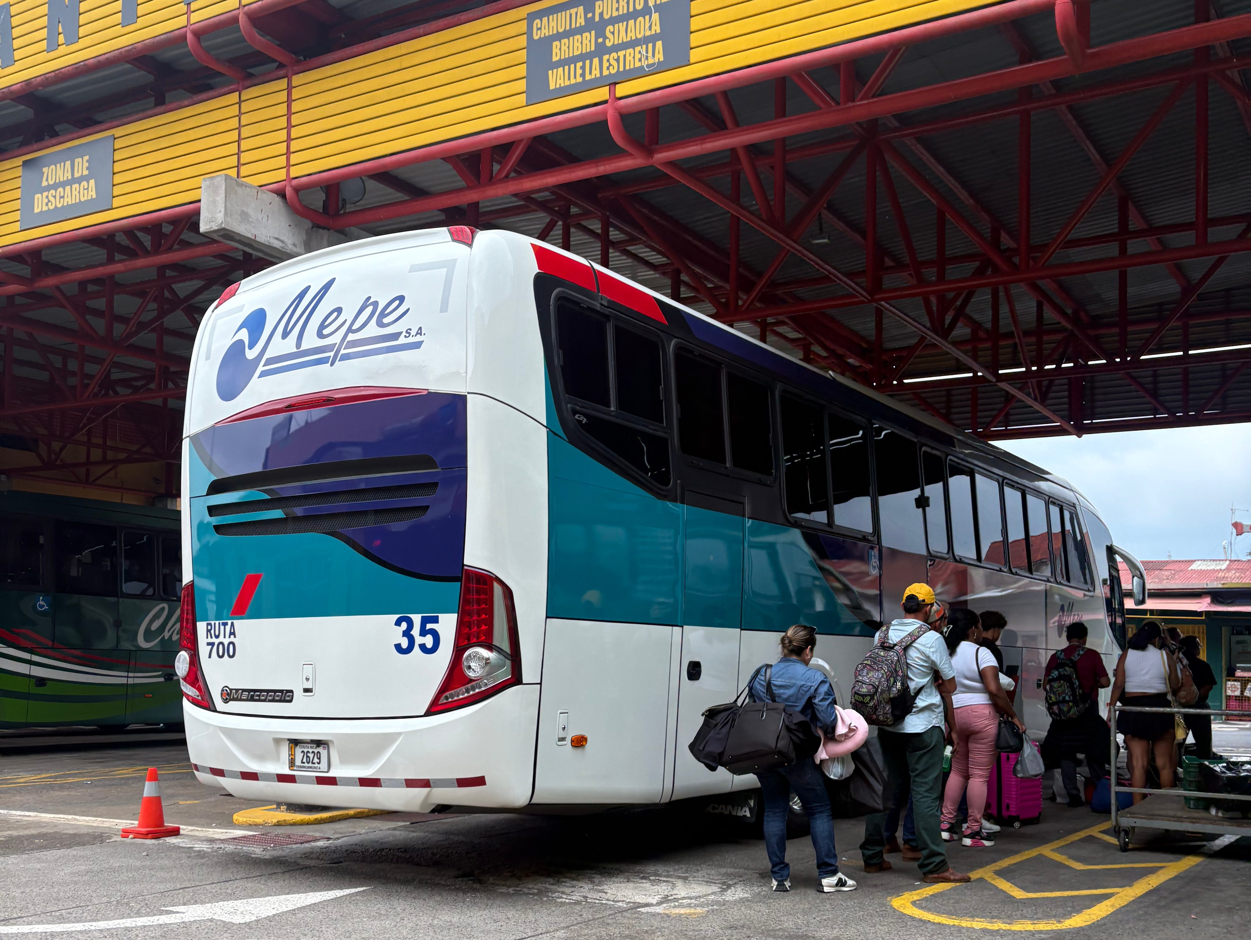 Taking the Public Bus from San Jose to Puerto Viejo de Talamanca